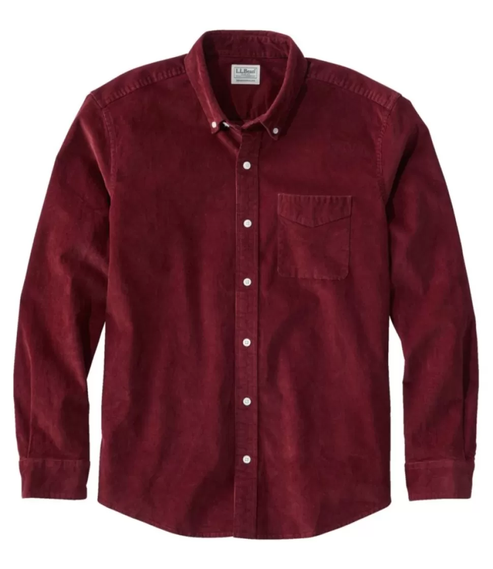 Sale "Men's Comfort Stretch Corduroy Shirt, Long-Sleeve, Traditional Untucked Fit" Shirts