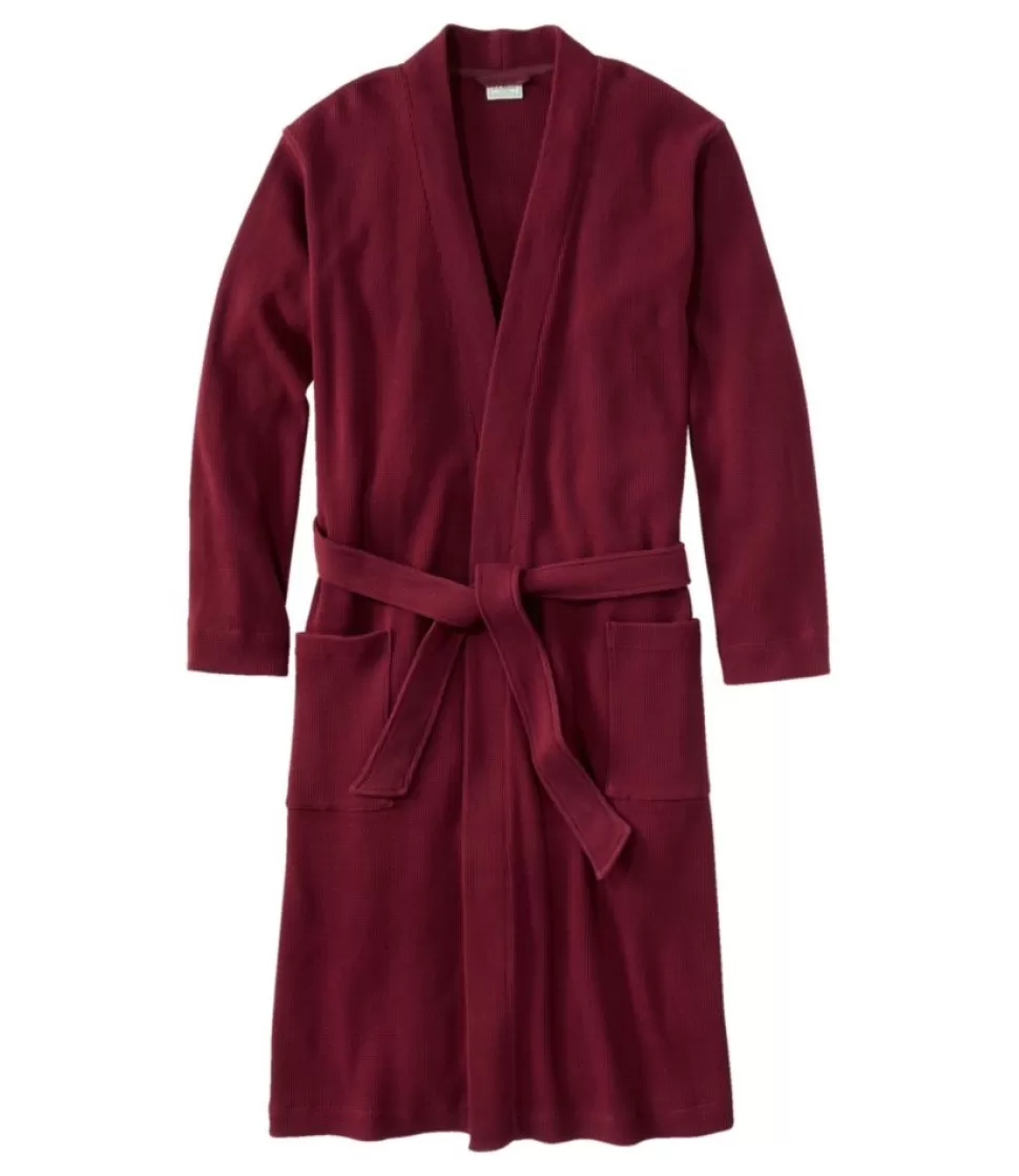 Flash Sale "Men's Comfort Waffle Robe, Unlined" Sleepwear