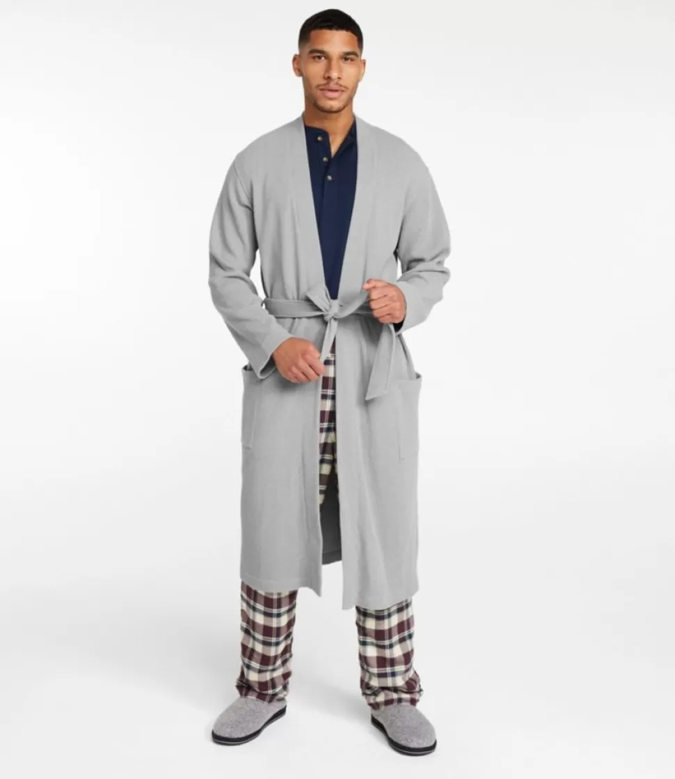 Flash Sale "Men's Comfort Waffle Robe, Unlined" Sleepwear