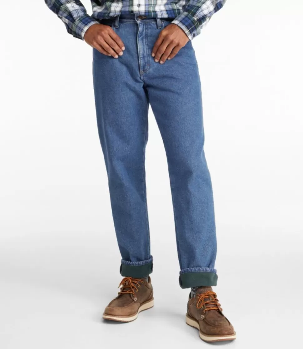 Discount "Men's Double L® Jeans, Classic Fit, Fleece-Lined" Jeans