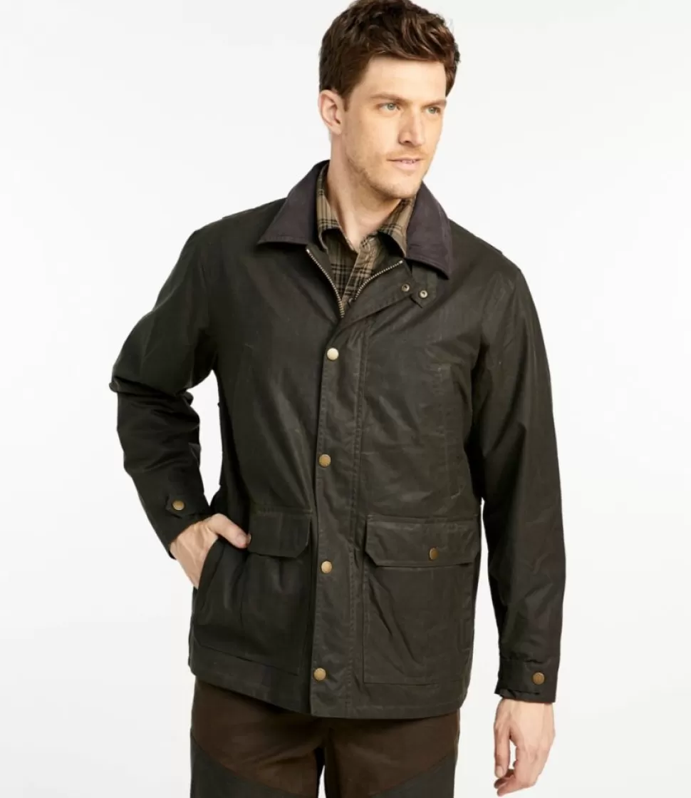 Sale "Men's Double L Waxed-Cotton Upland Coat" Casual Jackets | Hunting