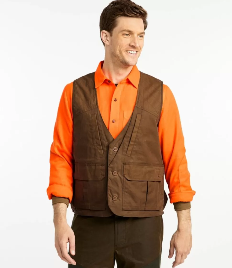 Discount "Men's Double L Waxed-Cotton Upland Vest" Vests | Hunting