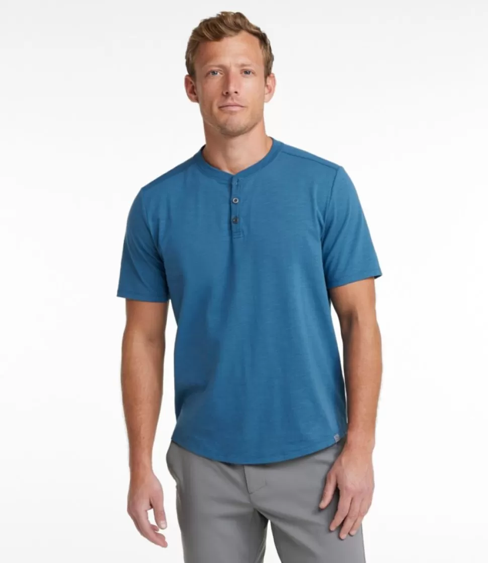 Clearance "Men's Explorer Slub Tee, Short-Sleeve Henley" Shirts | Activewear