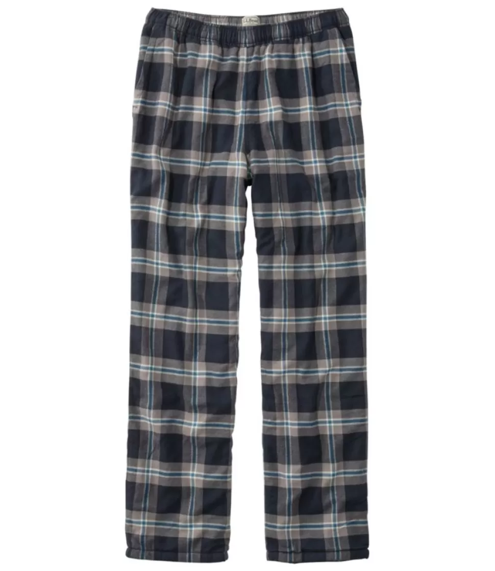 Cheap "Men's Fleece-Lined Flannel Lounge Pants" Sleepwear