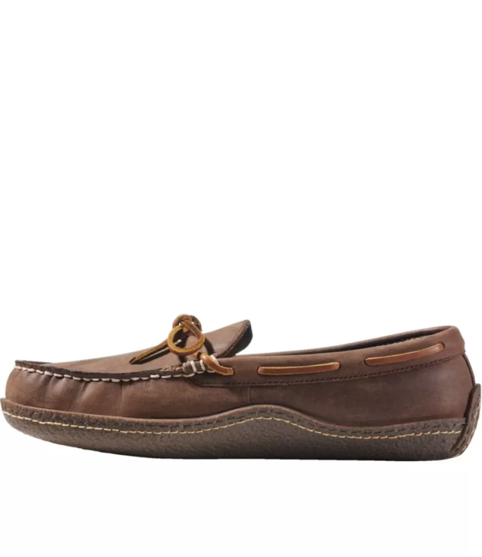 Clearance "Men's Handsewn Slippers, Flannel-Lined" Slippers