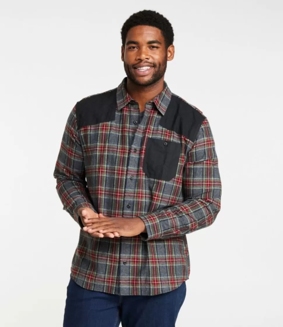 Flash Sale "Men's Heritage Scotch Plaid Flannel Shirt, Slightly Fitted Untucked Fit" Shirts