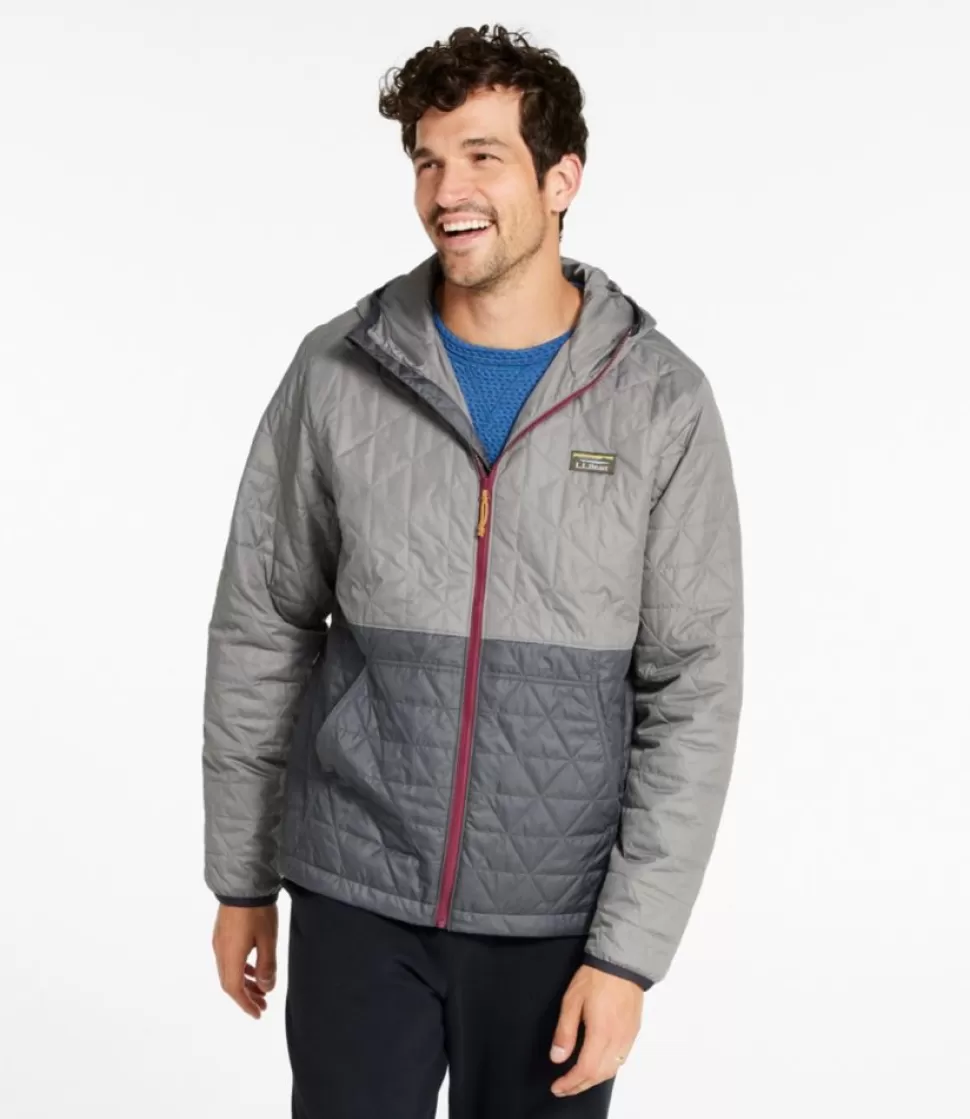 Clearance "Men's Katahdin Insulated Hoodie, Colorblock" Insulated Jackets