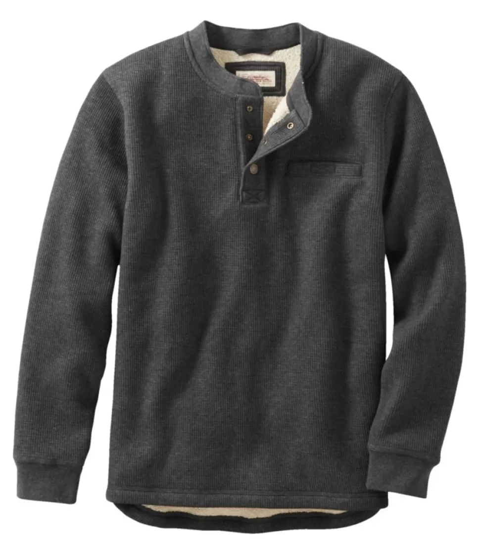 Sale "Men's Katahdin Iron Works® Bonded Waffle Fleece Henley" Shirts | Sweatshirts