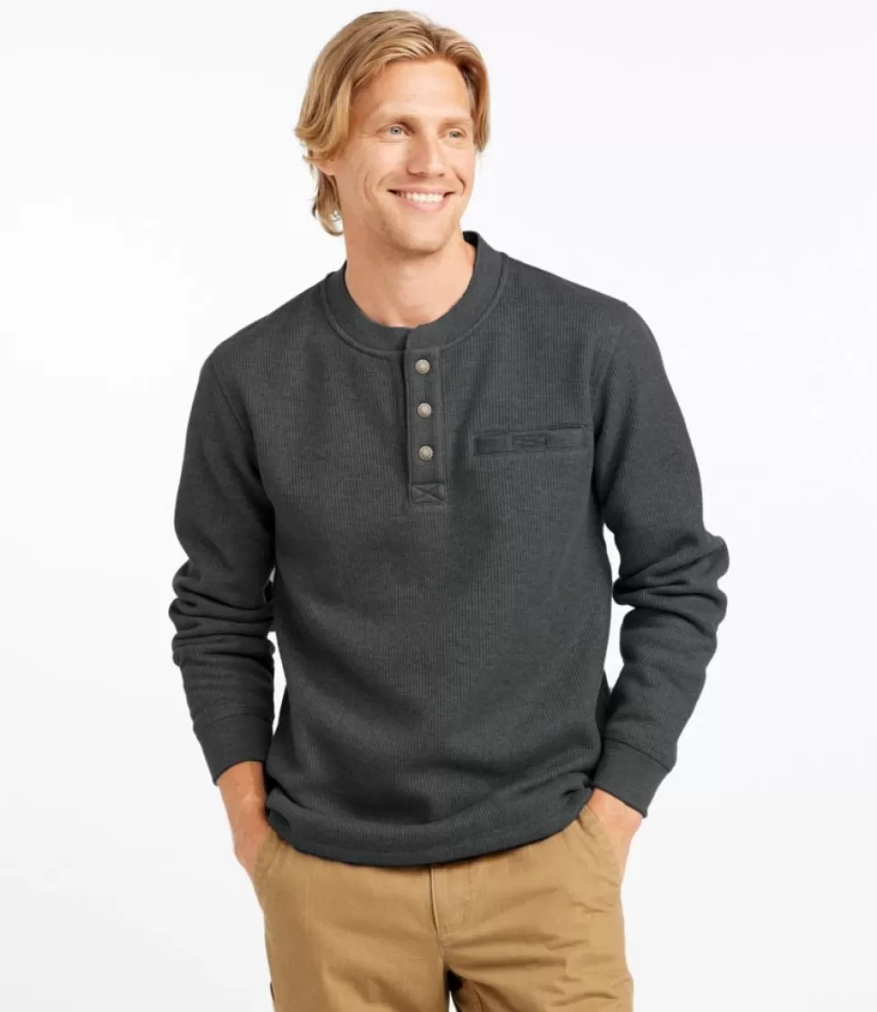 Sale "Men's Katahdin Iron Works® Bonded Waffle Fleece Henley" Shirts | Sweatshirts