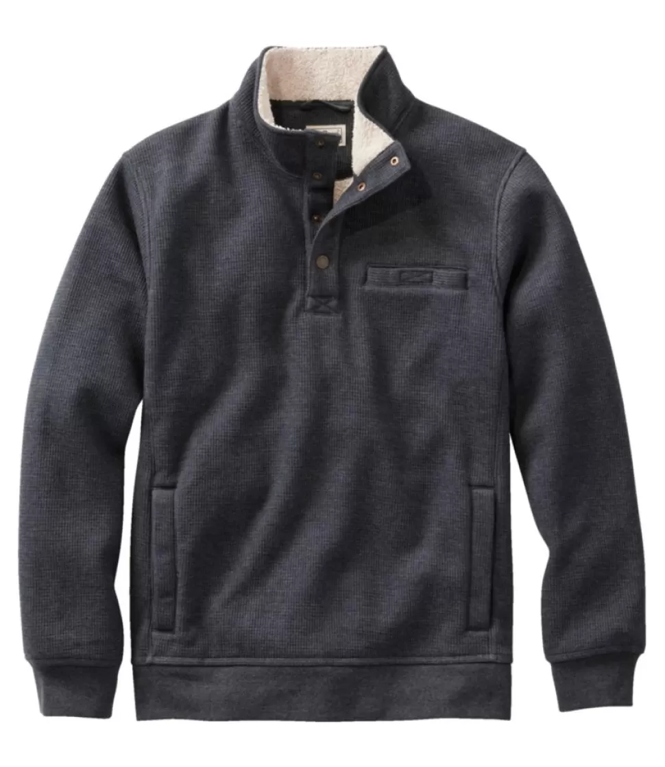 Shop "Men's Katahdin Iron Works Bonded Waffle Fleece, Mockneck" Fleece | Fleece