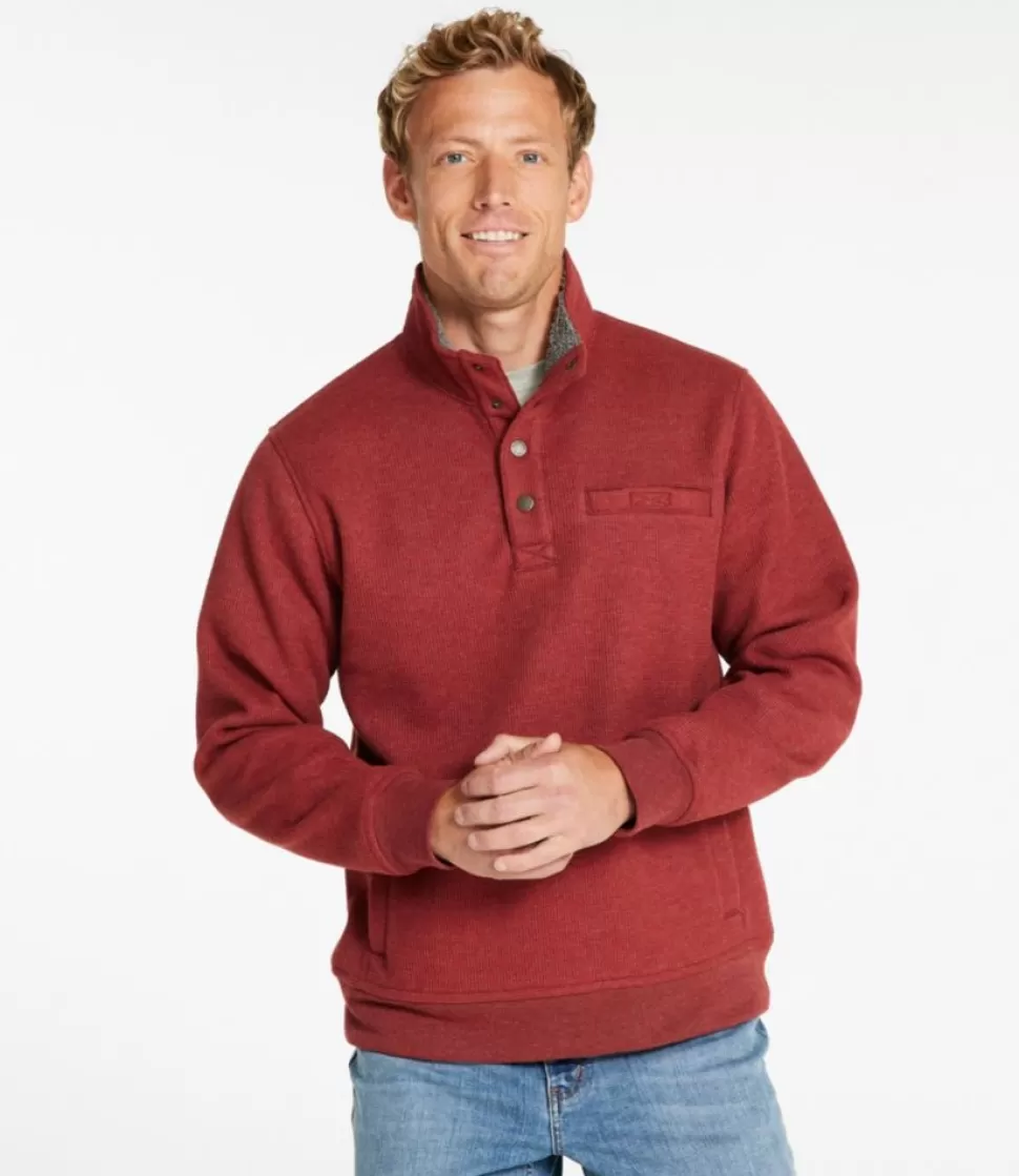 Shop "Men's Katahdin Iron Works Bonded Waffle Fleece, Mockneck" Fleece | Fleece