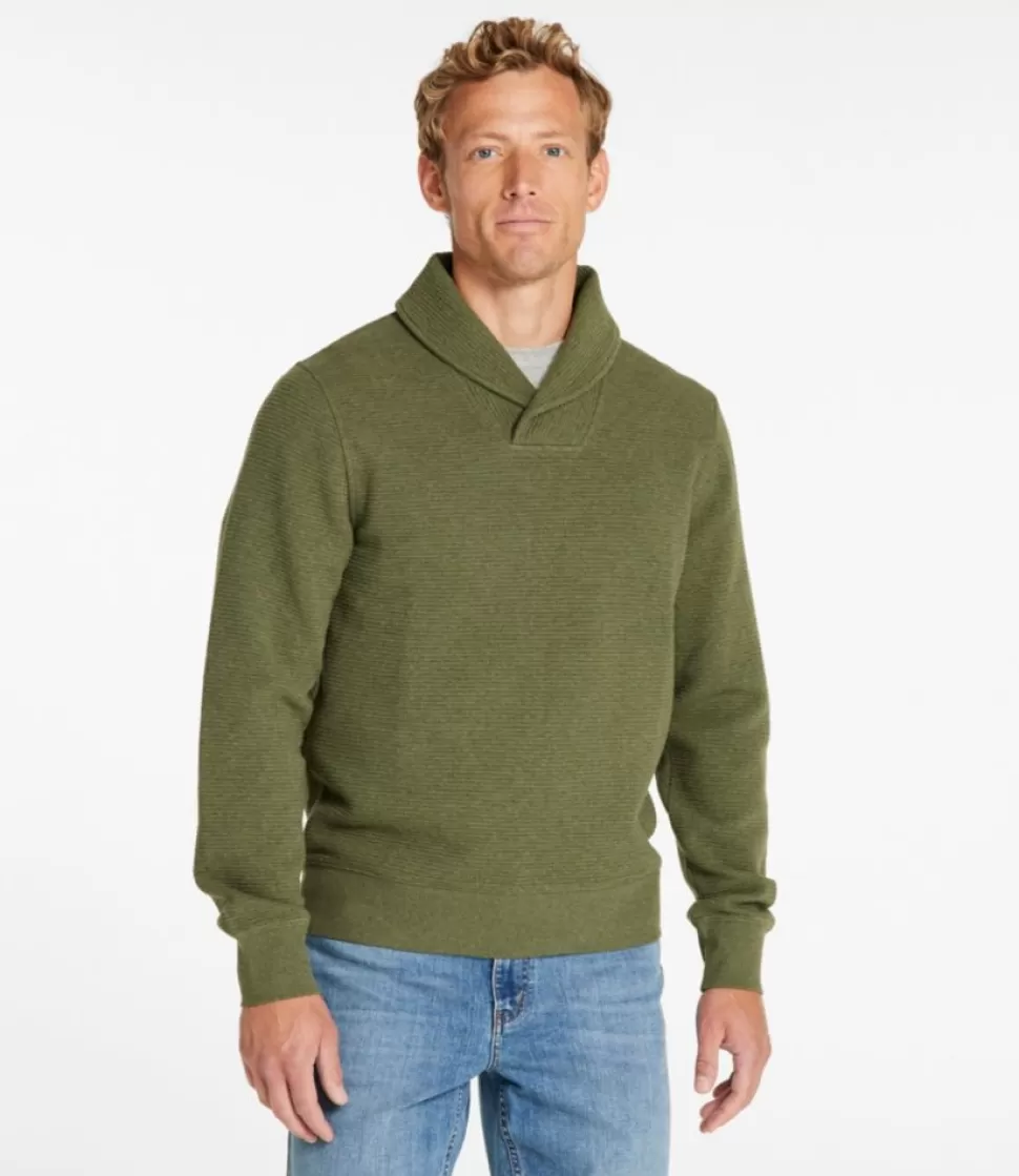 Store "Men's Lakewashed Double-Knit Pullover, Shawl Collar" Sweatshirts | Fleece