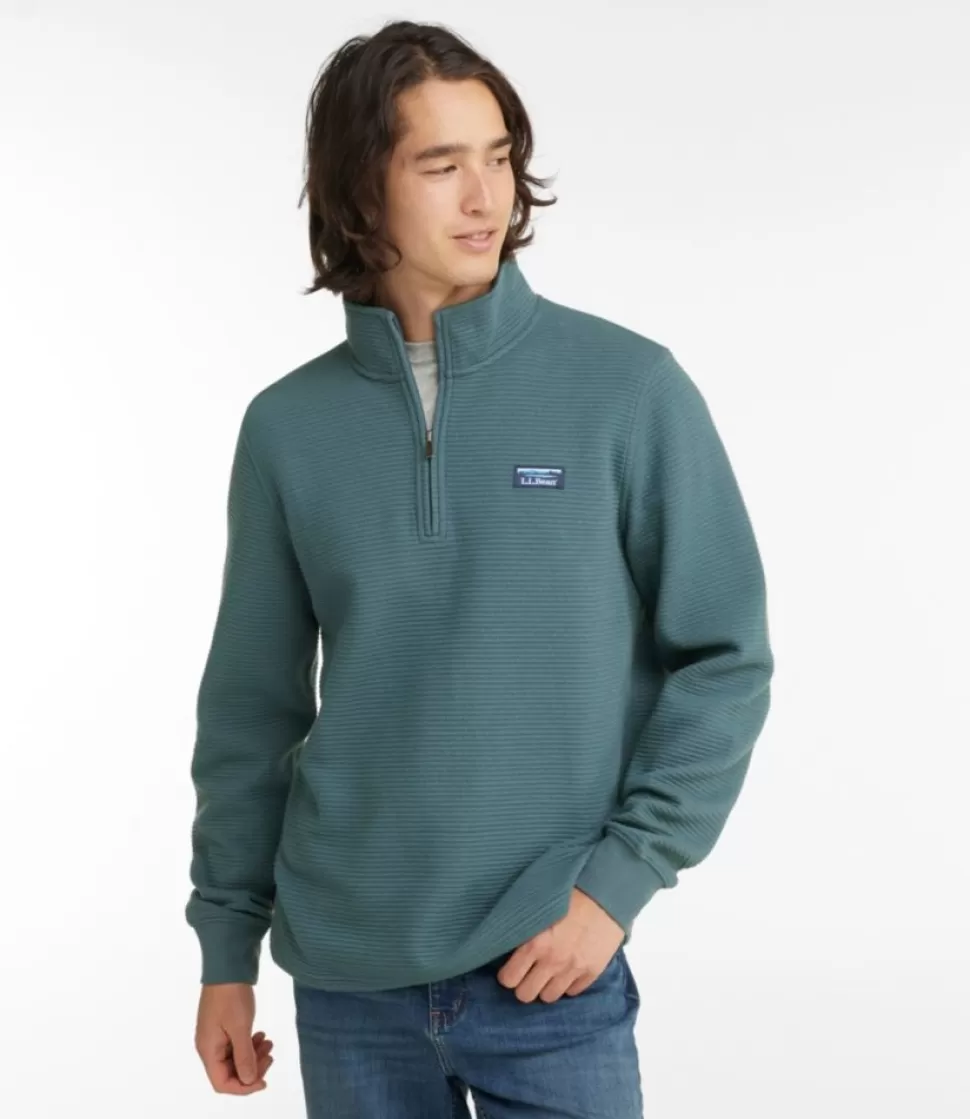 Best Sale "Men's Lakewashed Double-Knit Quarter-Zip Pullover" Sweatshirts