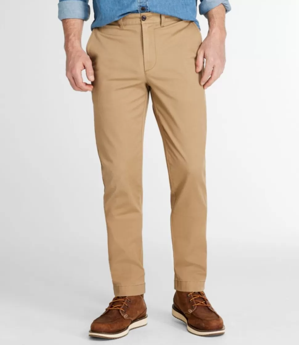 Flash Sale "Men's Lakewashed® Stretch Khakis, Slim Fit, Straight Leg" Pants