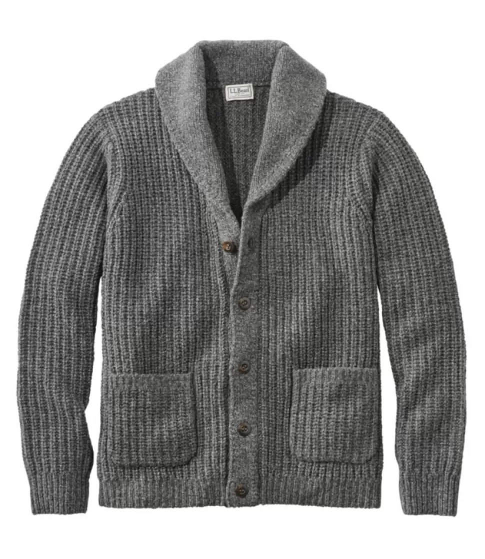 Outlet "Men's Classic Ragg Wool Sweaters, Cardigan" Sweaters