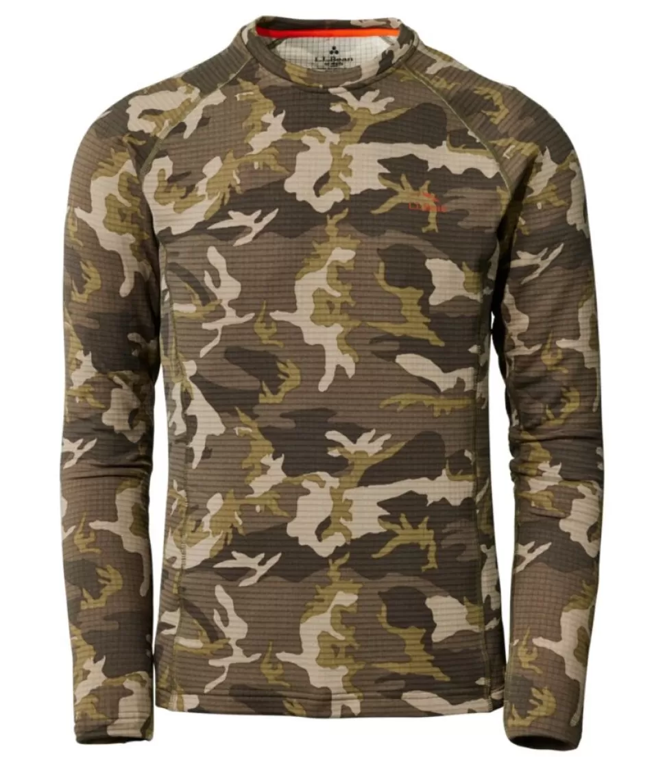 Hot "Men's Heavyweight Base Layer Crew Top, Print" Base Layers