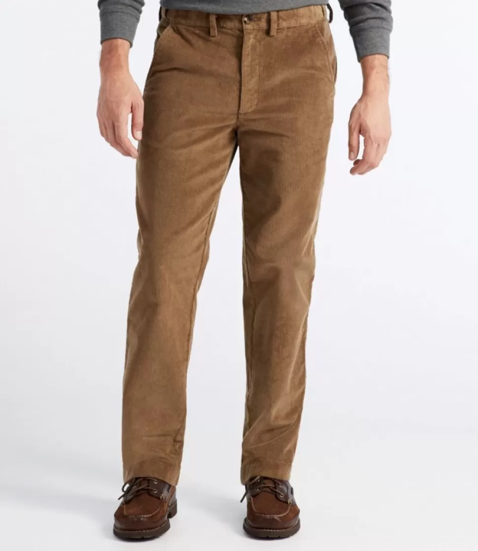 New "Men's Stretch Country Corduroy Pants, Natural Fit, Plain Front, Hidden Comfort" Pants