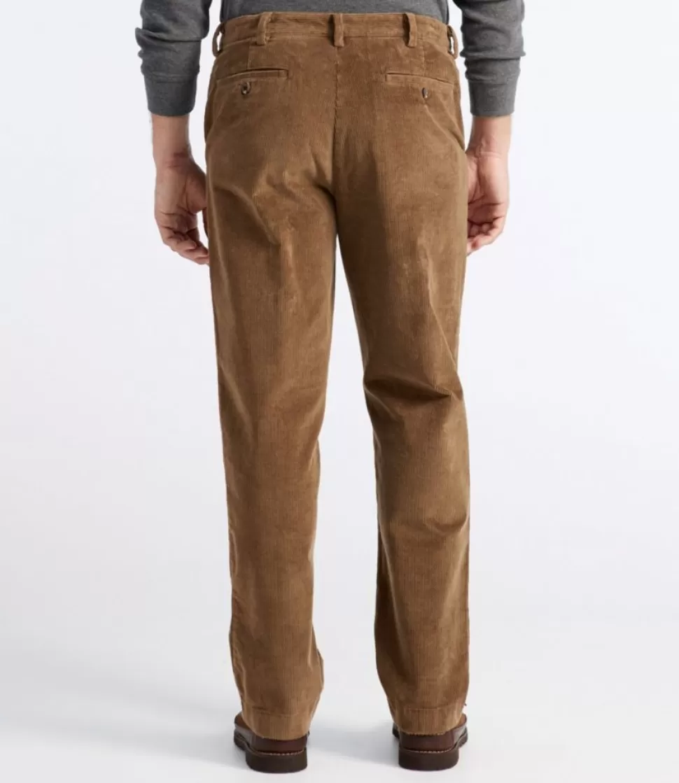 New "Men's Stretch Country Corduroy Pants, Natural Fit, Plain Front, Hidden Comfort" Pants