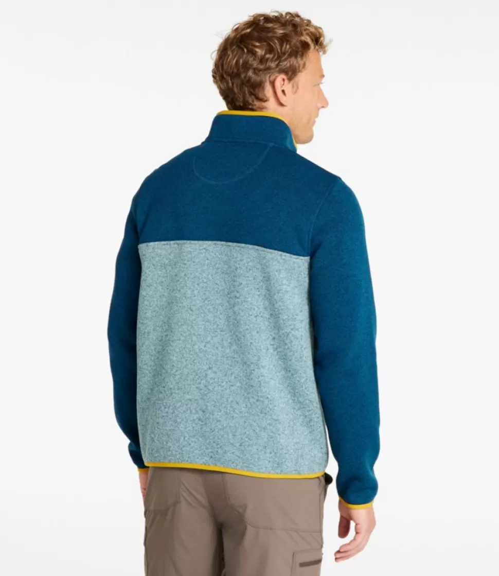 Shop "Men's Sweater Fleece Pullover, Colorblock" Fleece | Activewear