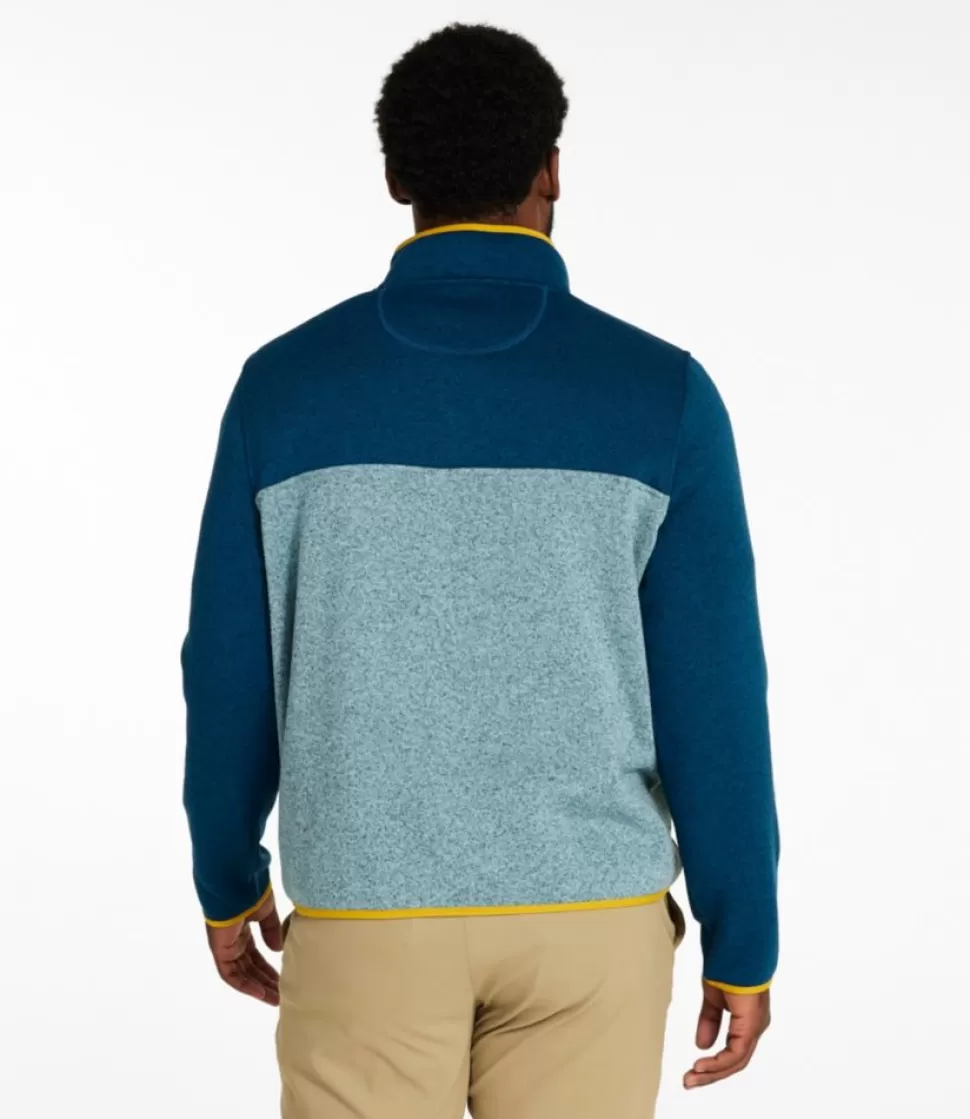 Shop "Men's Sweater Fleece Pullover, Colorblock" Fleece | Activewear