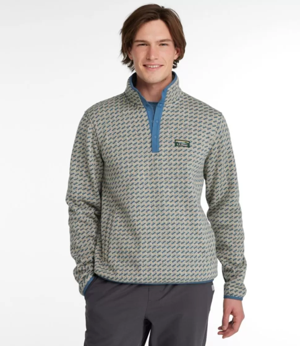 Store "Men's Sweater Fleece Pullover, Print" Fleece | Activewear