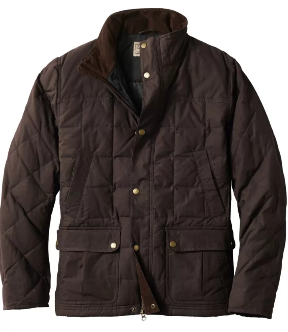 New "Men's Upcountry Waxed-Cotton Down Jacket" Insulated Jackets | Hunting