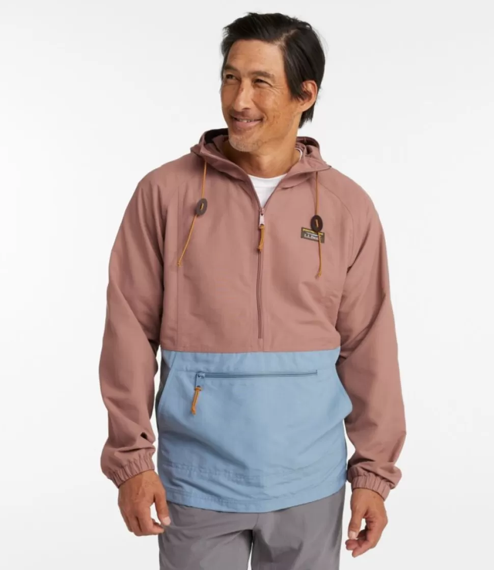 Fashion "Men's Mountain Classic Anorak, Colorblock" Windbreakers