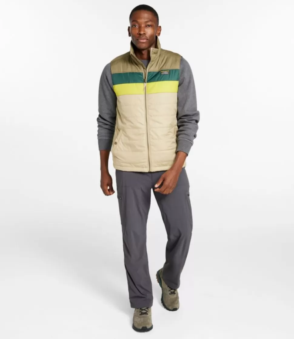 Fashion "Men's Mountain Classic Puffer Vest, Colorblock" Vests
