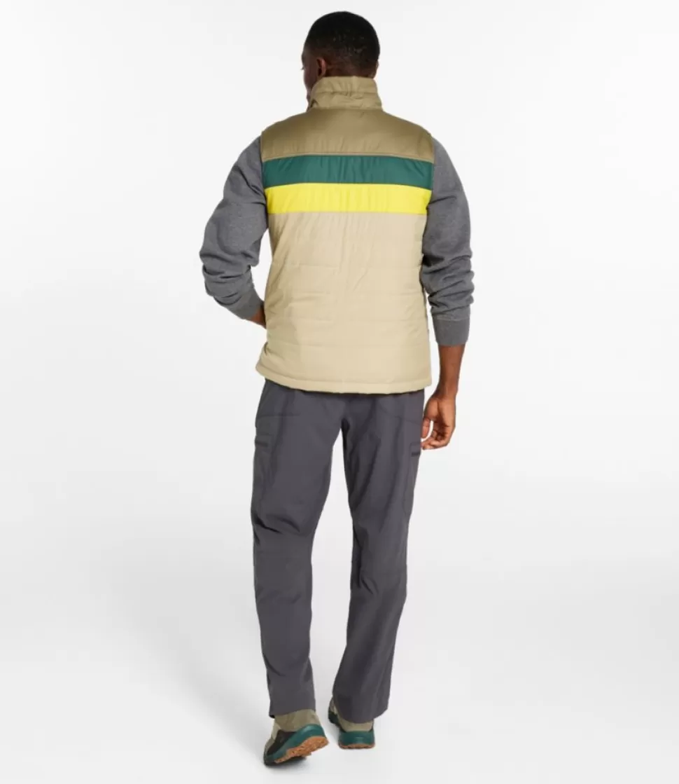 Fashion "Men's Mountain Classic Puffer Vest, Colorblock" Vests