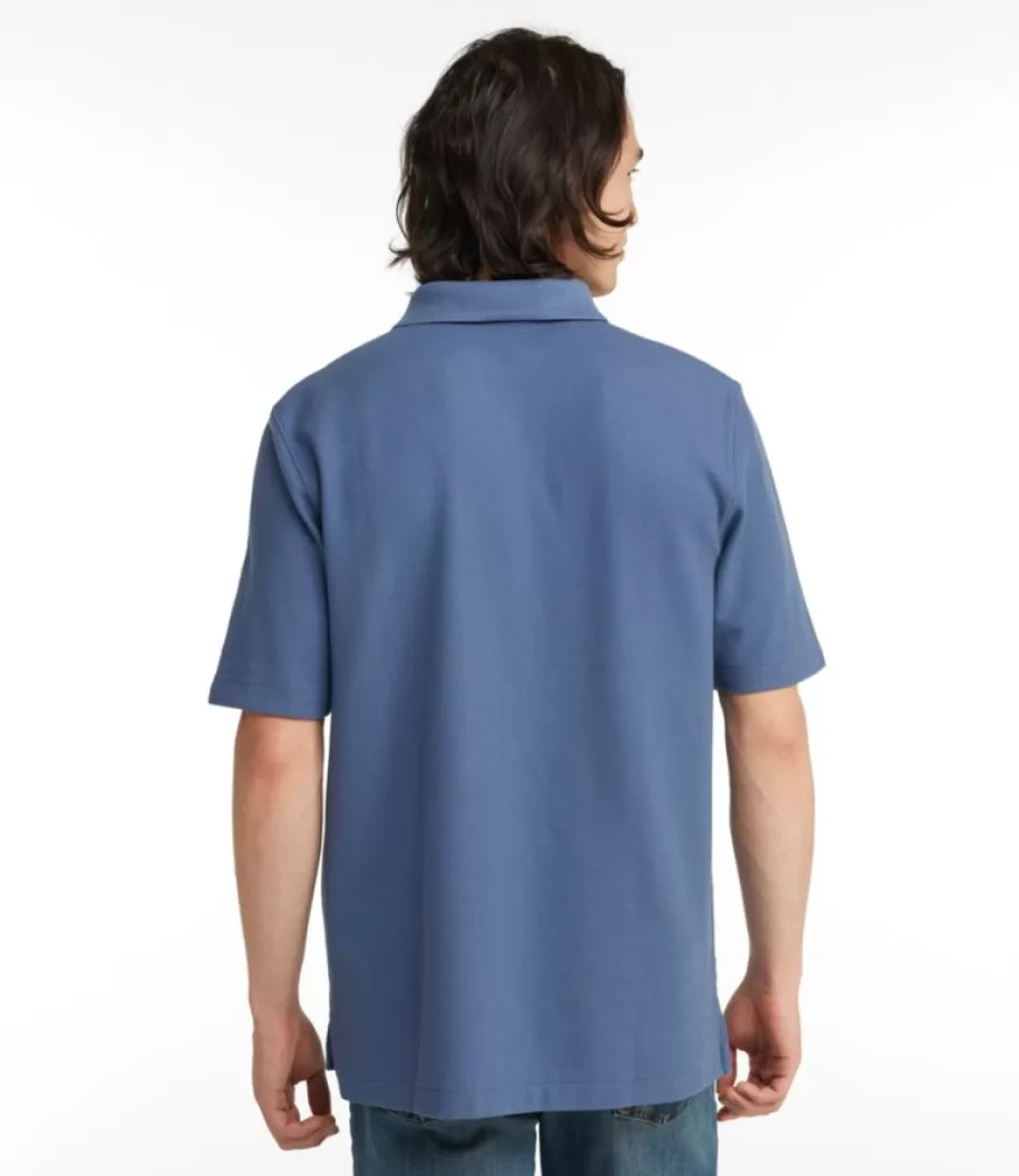 Cheap "Men's Premium Double L® Polo, Hemmed Short-Sleeve with Pocket" Shirts