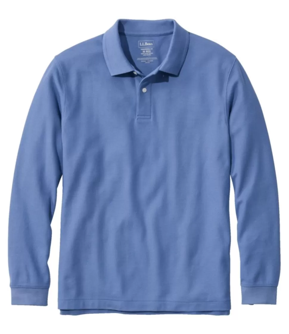 Outlet "Men's Premium Double L® Polo, Long-Sleeve Without Pocket" Shirts