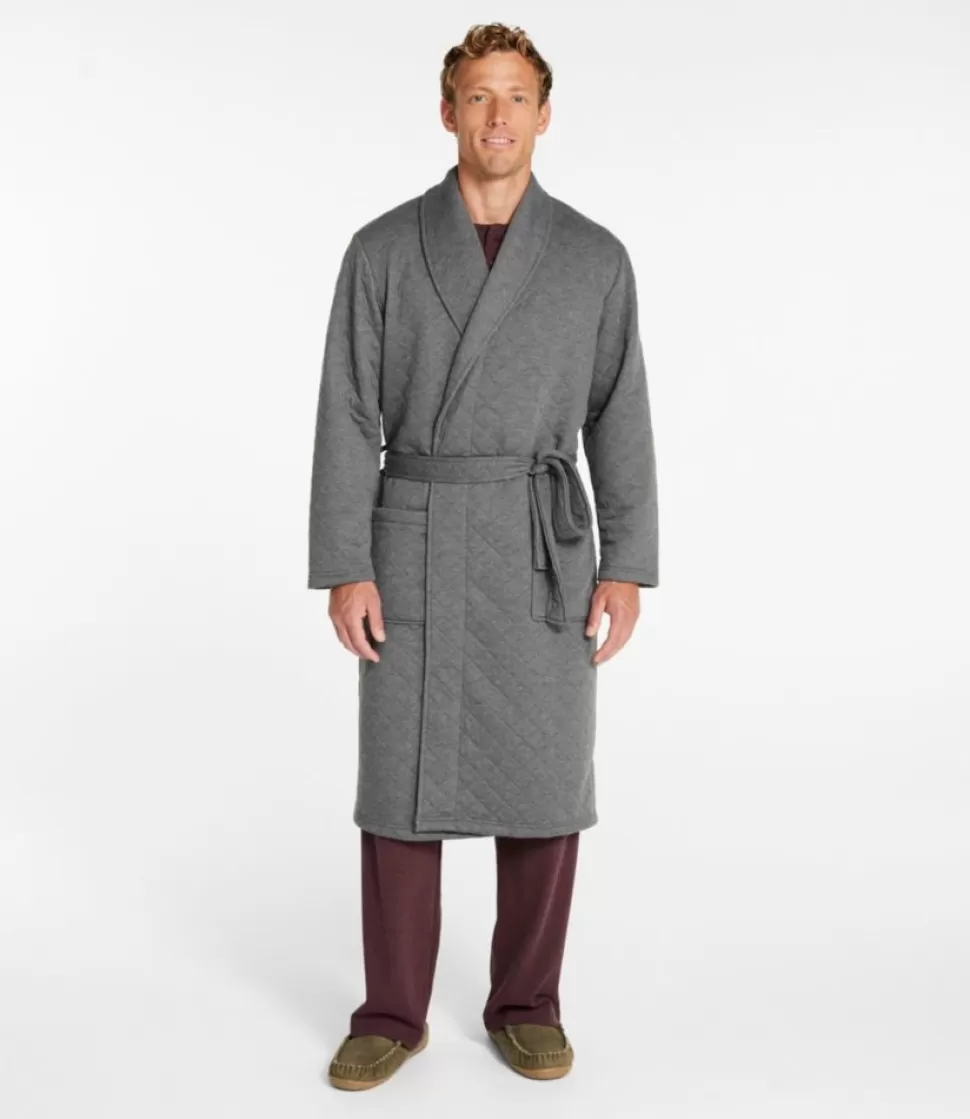 Fashion "Men's Quilted Robe" Sleepwear