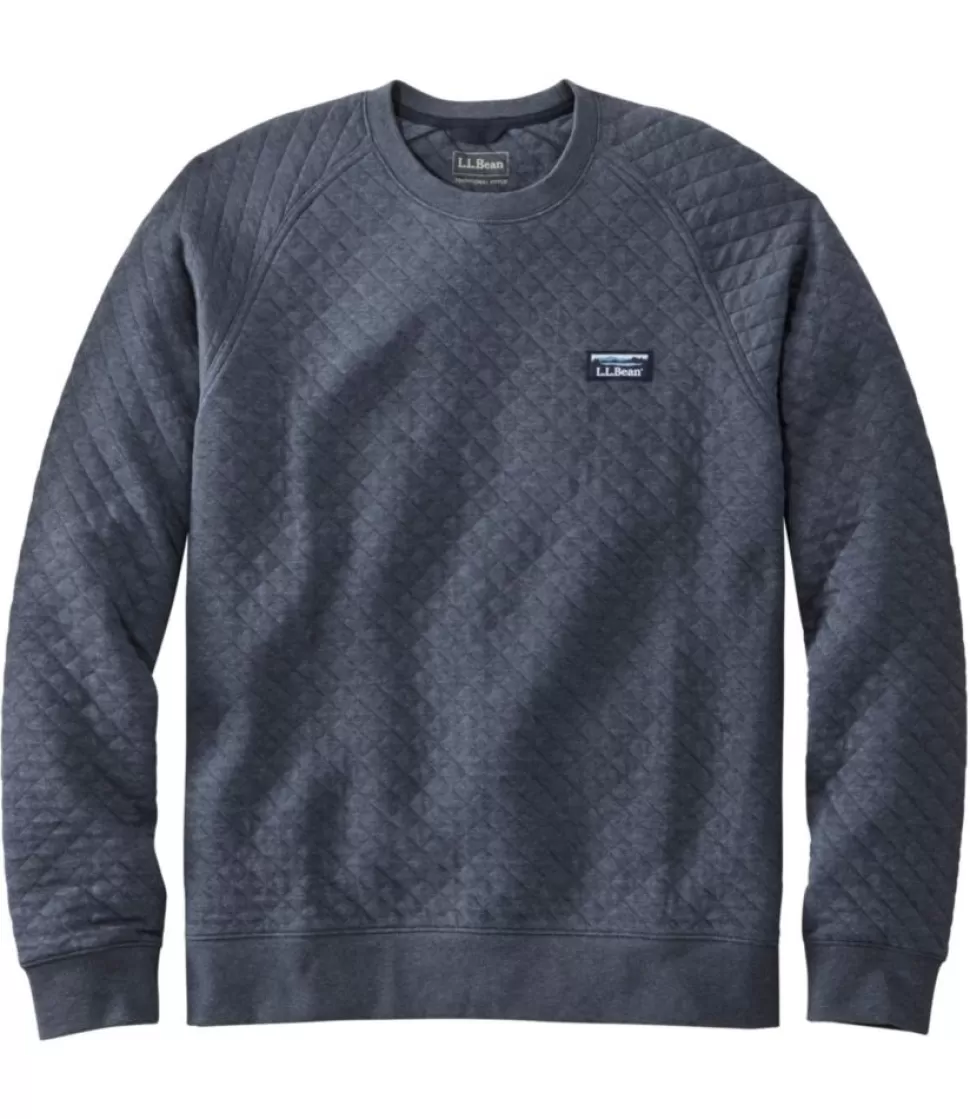 Sale "Men's Quilted Sweatshirt, Crewneck" Sweatshirts