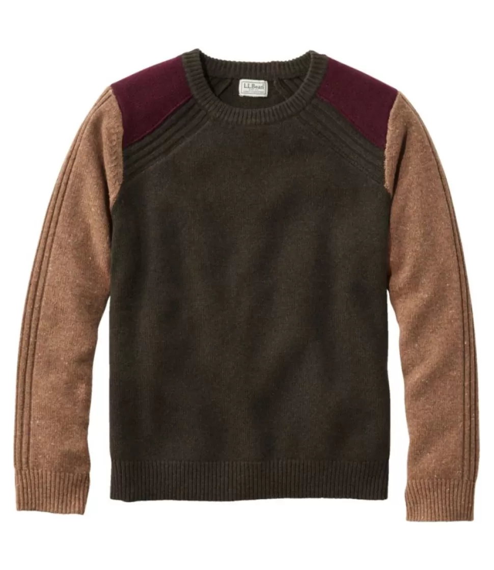 Store "Men's Rangeley Merino Sweater, Crewneck, Colorblock" Sweaters
