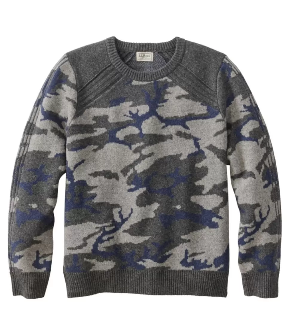 Outlet "Men's Rangeley Merino Sweater, Crewneck, Pattern" Sweaters