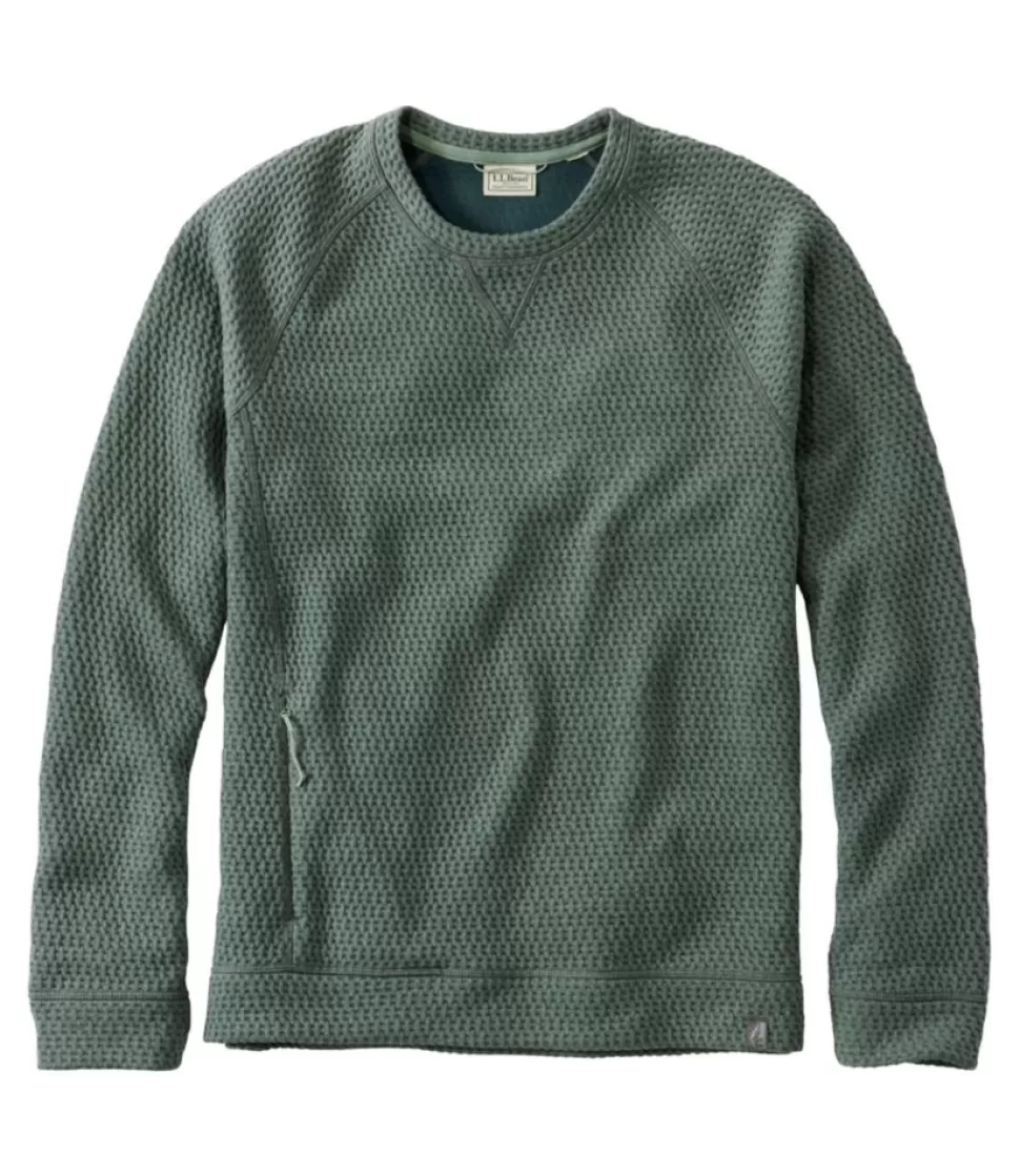 Fashion "Men's Ridgeknit Pullover, Crewneck" Sweatshirts | Activewear