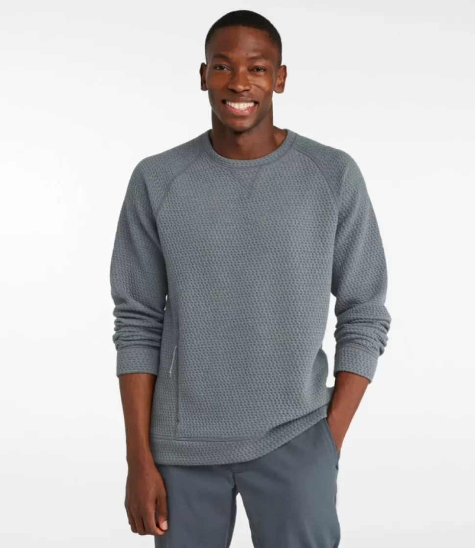 Fashion "Men's Ridgeknit Pullover, Crewneck" Sweatshirts | Activewear