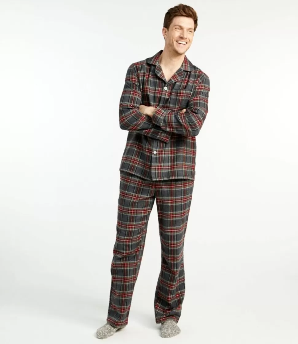 Online "Men's Scotch Plaid Flannel Pajamas" Sleepwear