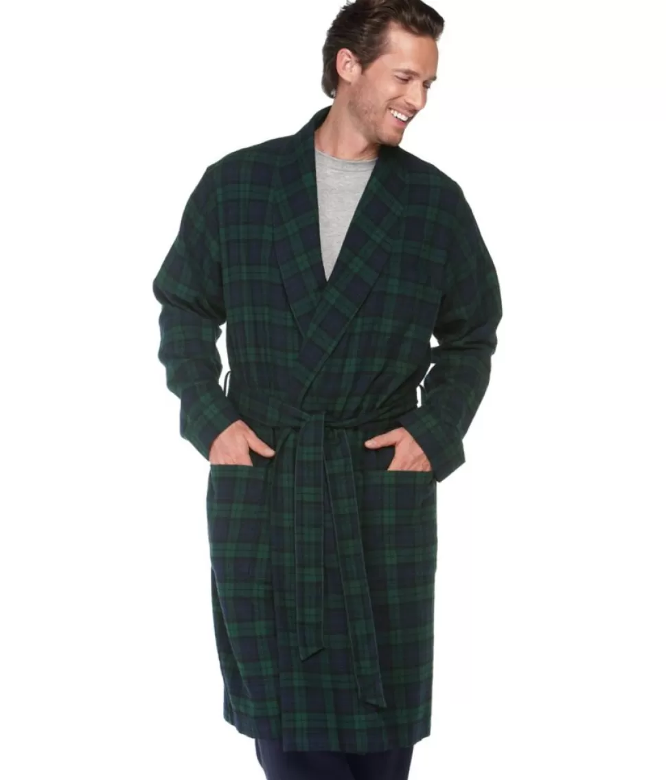 Flash Sale "Men's Scotch Plaid Flannel Robe" Sleepwear | Shirts & Tops