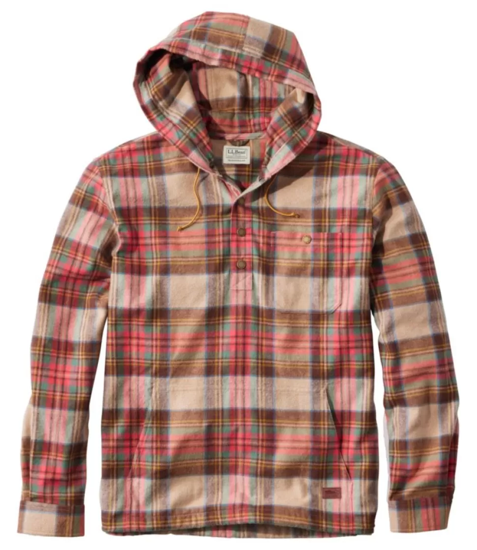 Fashion "Men's Scotch Plaid Flannel Shirt, Anorak, Traditional Fit" Shirts