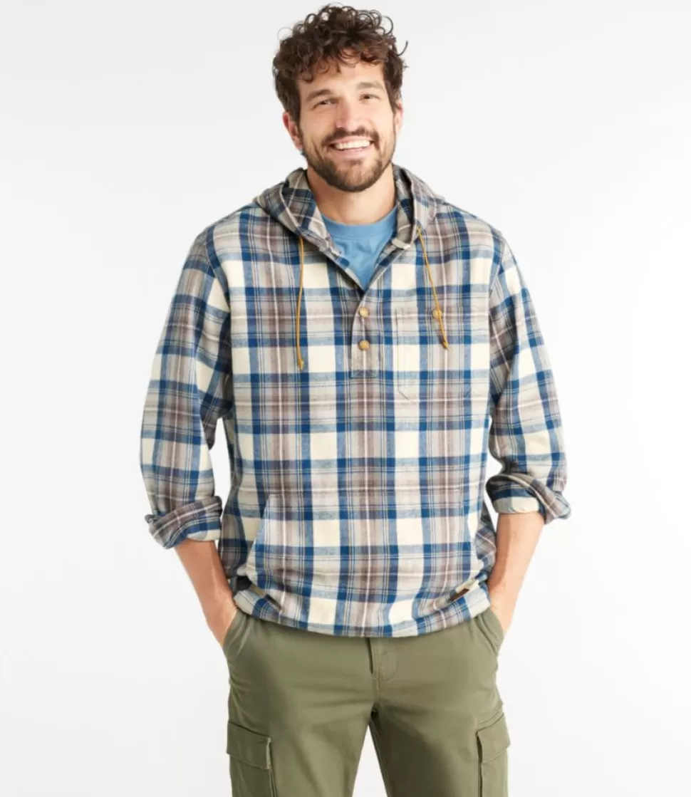 Fashion "Men's Scotch Plaid Flannel Shirt, Anorak, Traditional Fit" Shirts