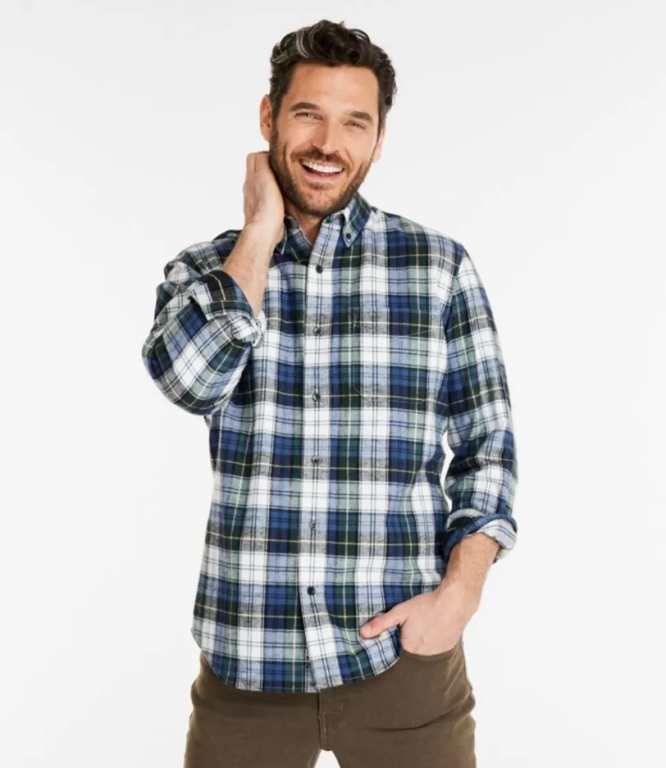 Shop "Men's Scotch Plaid Flannel Shirt, Slightly Fitted" Shirts