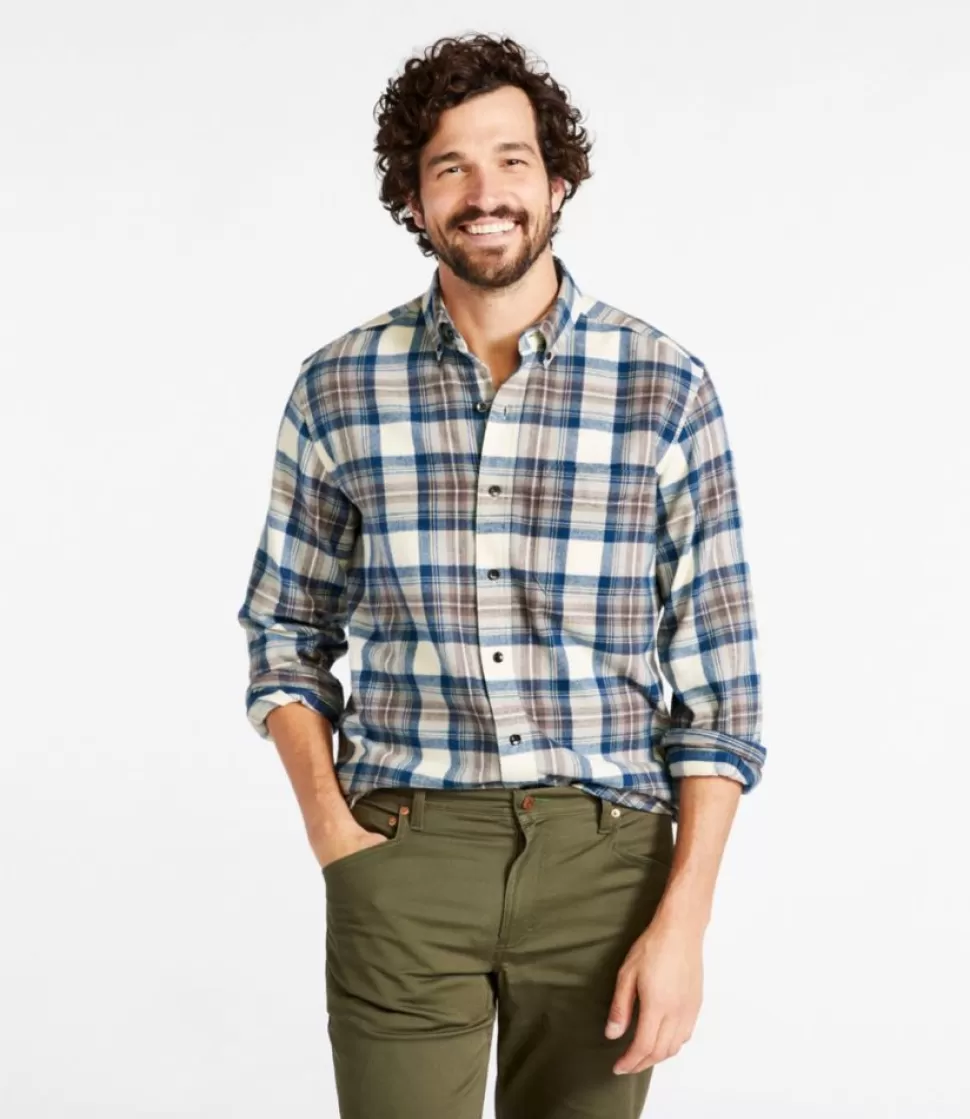 Flash Sale "Men's Scotch Plaid Flannel Shirt, Traditional Fit" Shirts