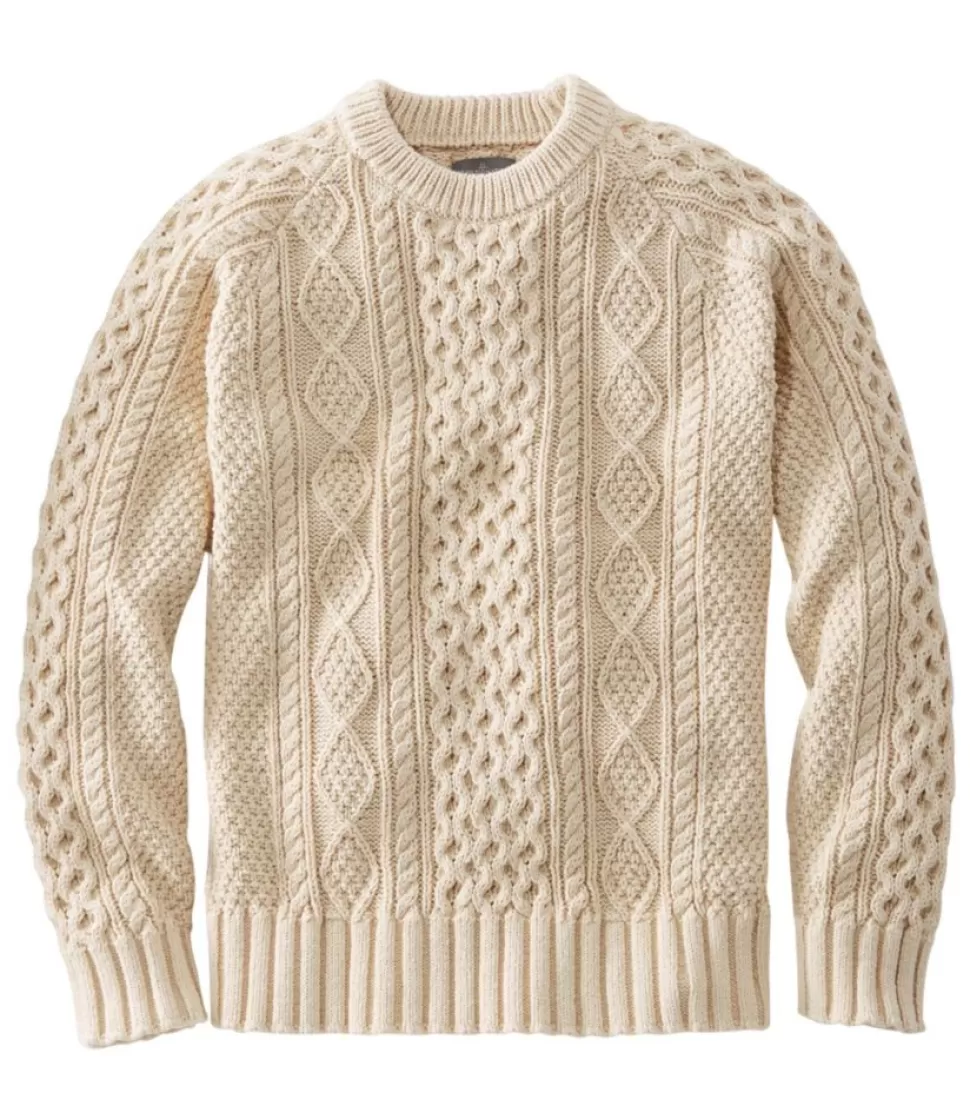 Shop "Men's Signature Cotton Fisherman Sweater" Sweaters