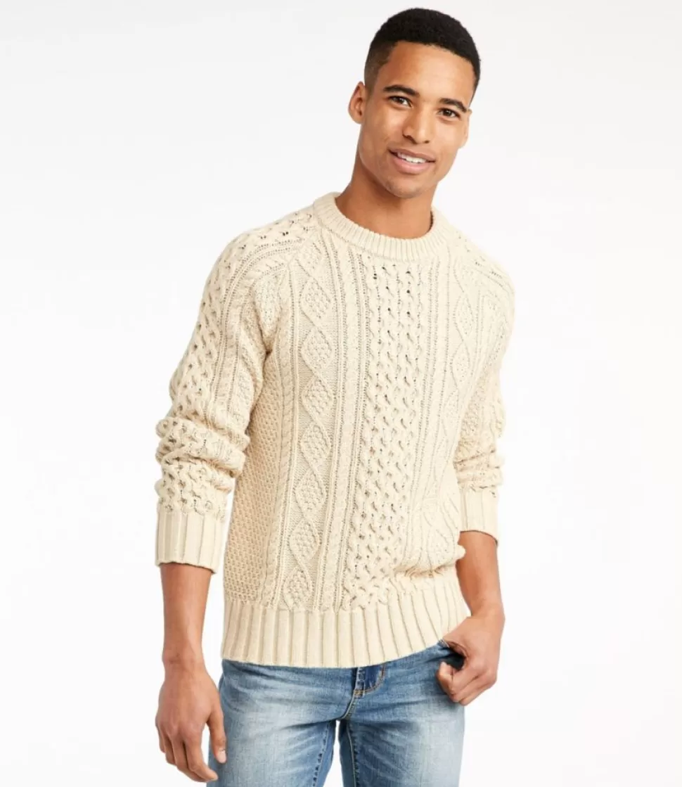 Shop "Men's Signature Cotton Fisherman Sweater" Sweaters