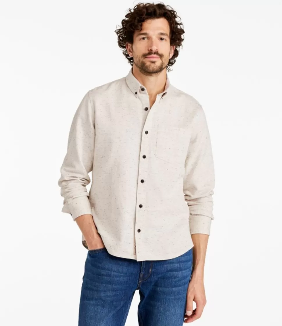 Fashion "Men's Signature Donegal Woven Shirt, Long-Sleeve" Shirts