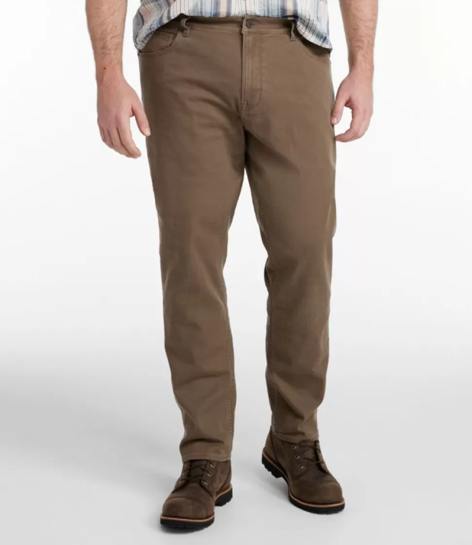 Flash Sale "Men's Signature Northwoods Slub Twill Pants, Classic Fit, Tapered Leg" Pants