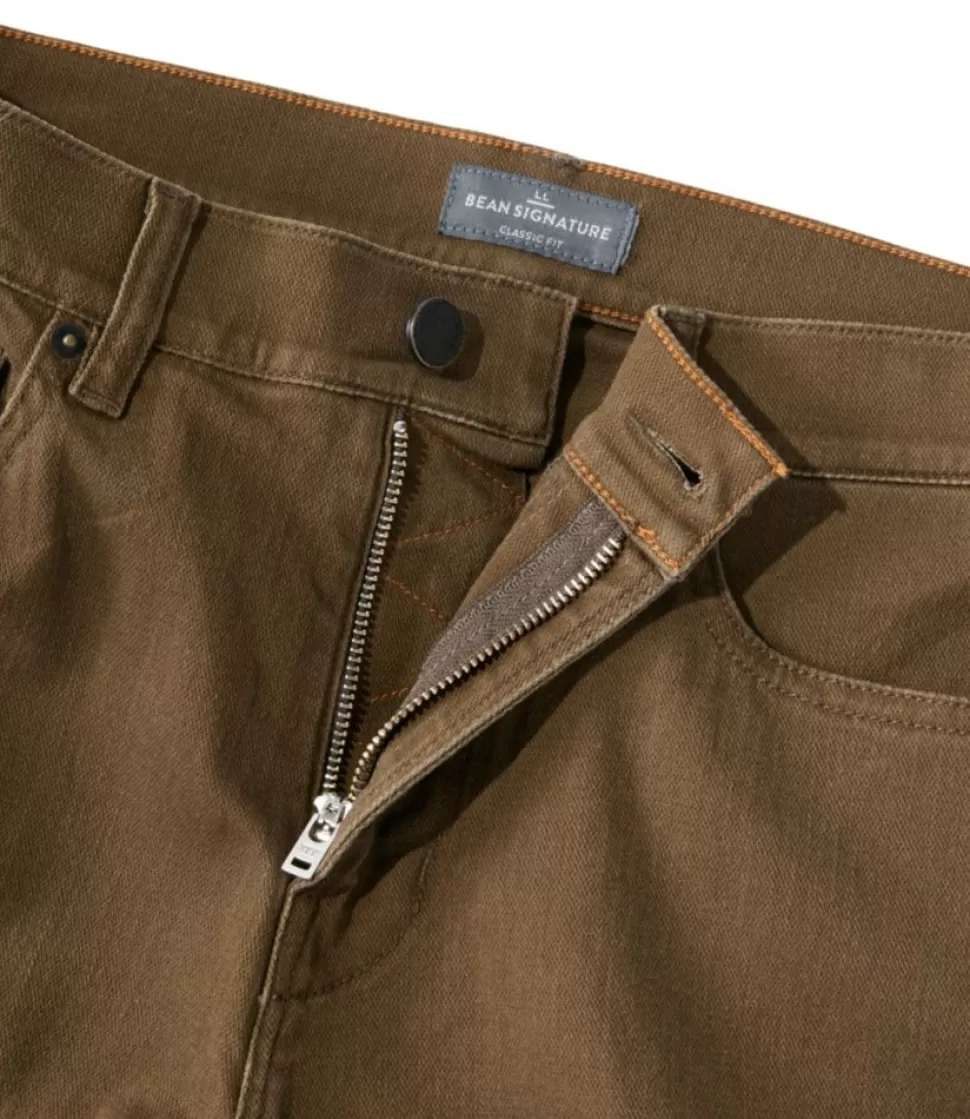 Flash Sale "Men's Signature Northwoods Slub Twill Pants, Classic Fit, Tapered Leg" Pants