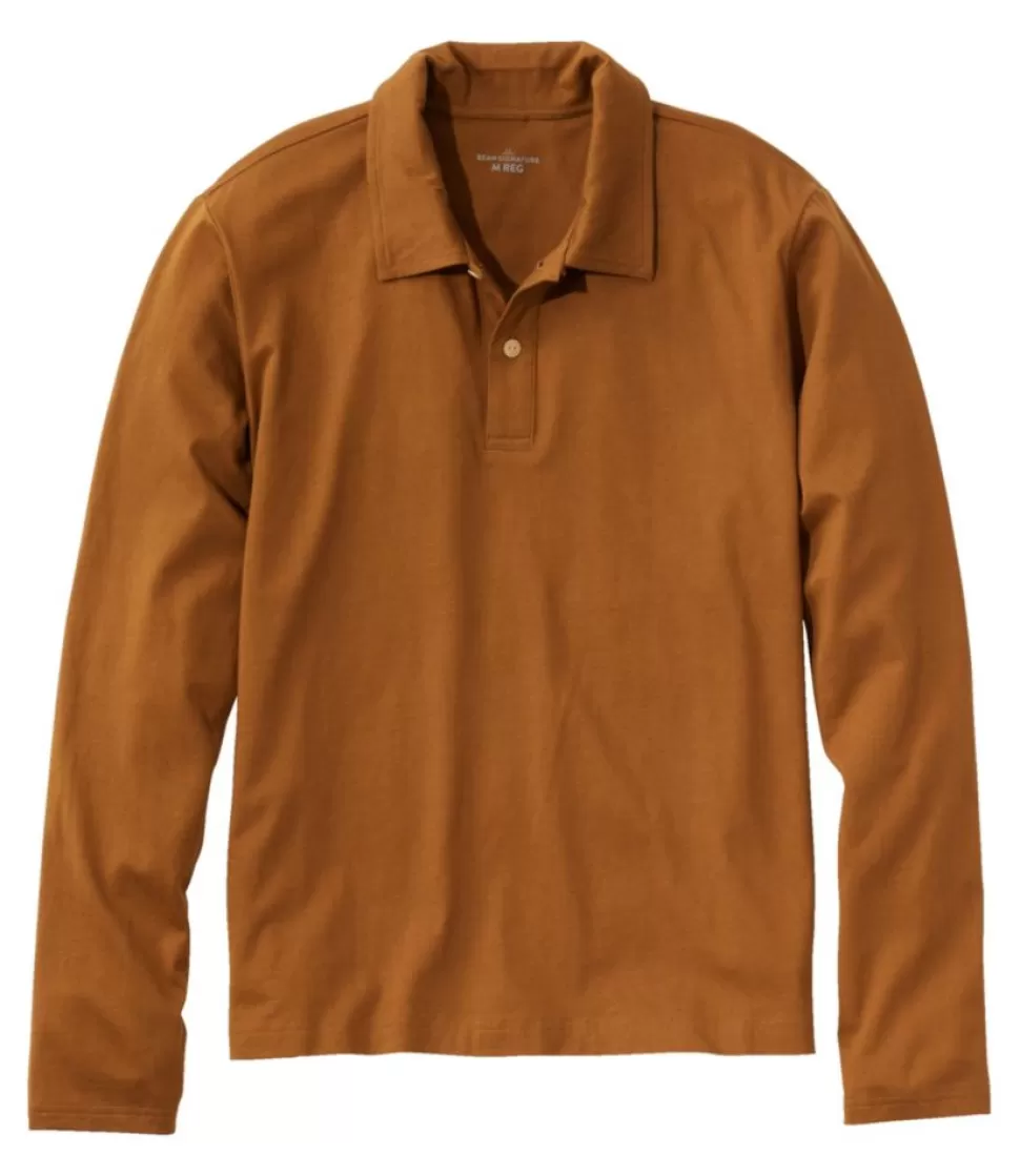 Discount "Men's Signature Stonecoast Polo, Long-Sleeve" Shirts