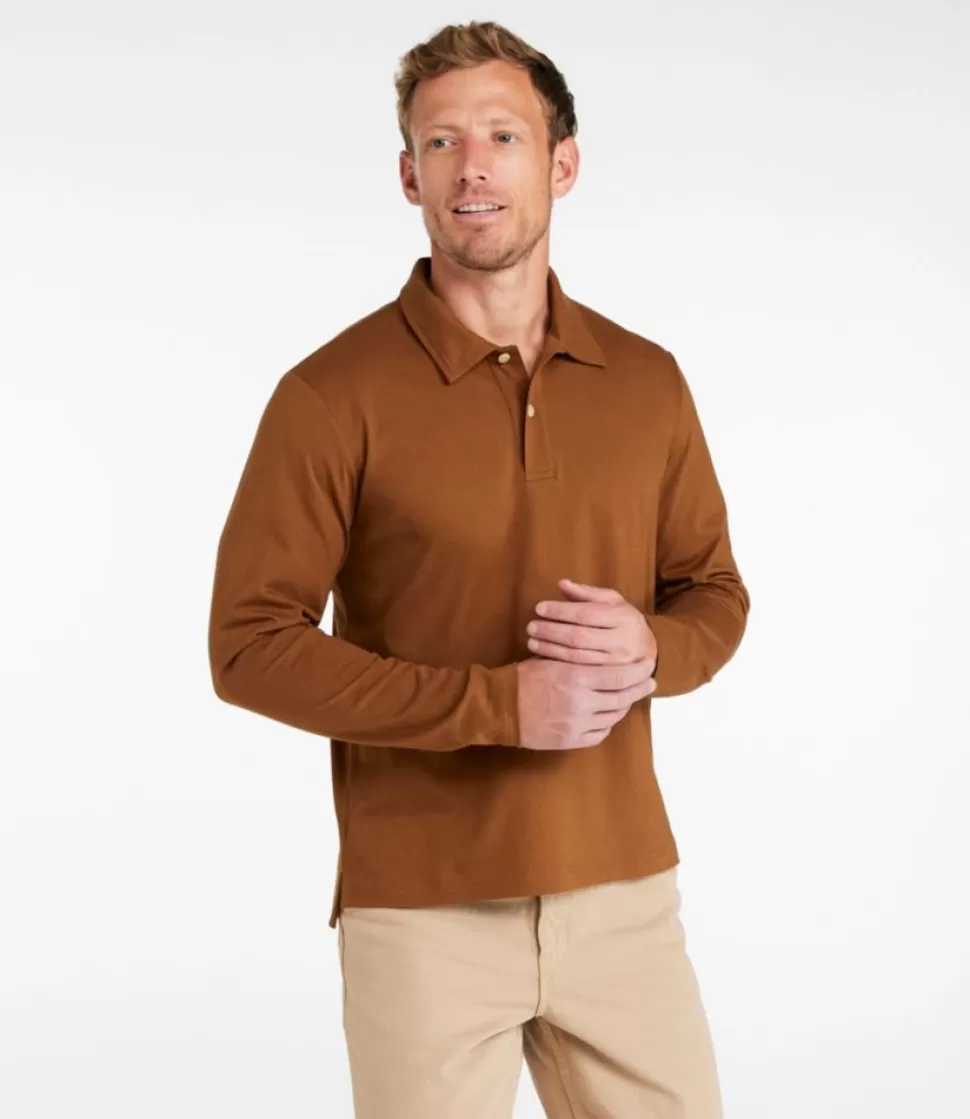 Discount "Men's Signature Stonecoast Polo, Long-Sleeve" Shirts